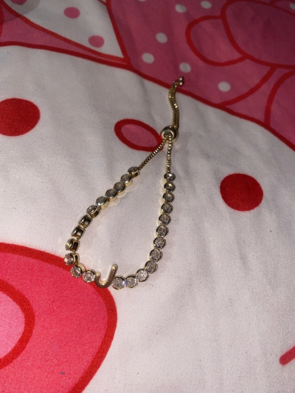 Letter j bracelet